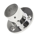 Stainless Steel Boat Hand Rail 90 Degree Round Base Fitting for 1-1/4" Tube