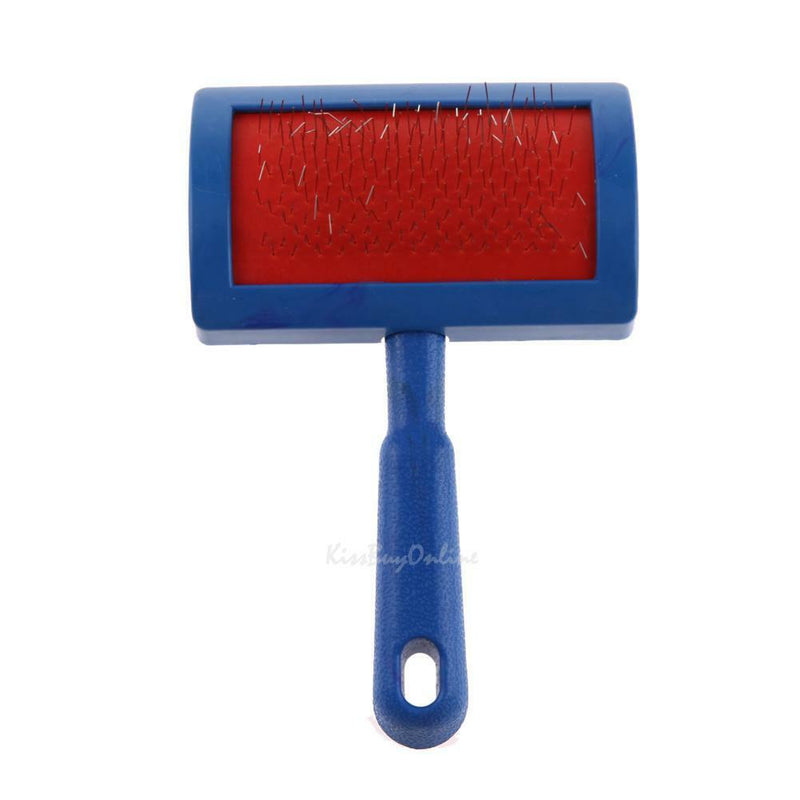 Hair Shedding Grooming Trimmer Comb Steel Needle Brush Slicker For Pet Dog Cat