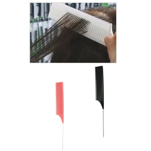 2Pcs ABS One-way Weaving Highlighting Foiling Hair Comb Salon Dyeing Combs