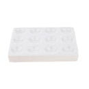 Porcelain Spot Plates Reaction Plate Lab Reusable, 12 Well