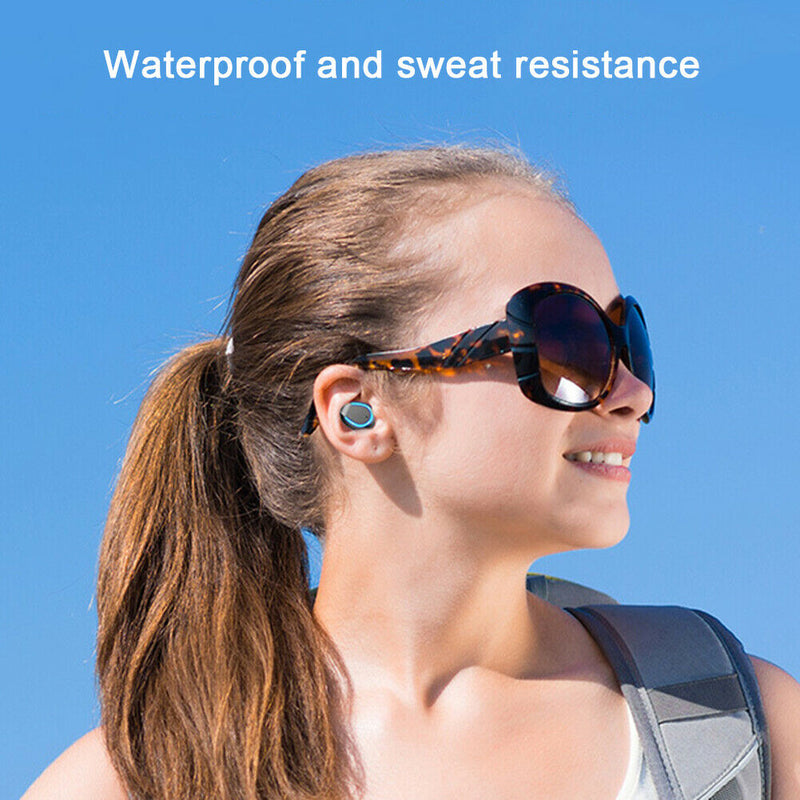 F9-5 Wireless Bluetooth 5.0 Headphones Stereo HiFi Earbuds Headset Phone Stand
