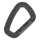 5pcs Mountaineering Buckle Snap Clip Plastic Hook Climbing Carabiner D Shape BX