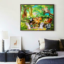 5D DIY Full Drill Diamond Painting Cartoon Animals Cross Stitch Embroidery