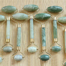 Natural Facial Massage Tool Guasha Beauty Jade Roller Face Thin Massager EBU 3C