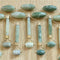 Natural Facial Massage Tool Guasha Beauty Jade Roller Face Thin Massager EBU 3C