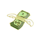 Creative Dollar Angel Wings Badges Brooch Lapel Enamel Pins Backpack Decor