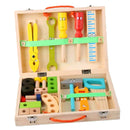 Wooden Repair Tools Box for Kids Educational Puzzle Toys Assembly Games