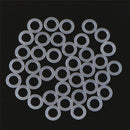 120Pcs Silicone Rubber O-Ring Switch Dampeners White For Cherry MX Keyboard@ Gw
