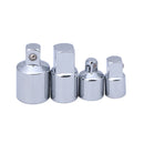 4pcs Sleeve Variable Square Adapter Large In The1/2 3/8 1/4 Conversion Head