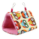 Pet Bird Parrot Budgie Hammock Cage Hut Tent Bed Hanging Cave Bed Owl S