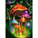Diy Full Drill 5D Diamond Painting Mushroom Embroidery Crafts Stitch Home D