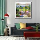 5D DIY Full Drill Diamond Painting Rattan Chair Embroidery Mosaic Craft Kit