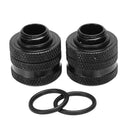 2Pcs Od14Mm Hard Tube Fittings G1/4 Water Cooler Hard-Tube Connector Fittin