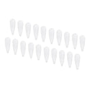 20pcs Acrylic Sinking Sbirolino Spirolino Bombarda Trout Pose Floats 3.5g