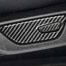 Carbon Fiber for Ford Mustang 2015-2019 Interior Seat Button Stickers Cover