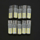 10pcs T10 W5W 24SMD 3014 LED Silica Tail Lights Brake Stop Rear Lamp