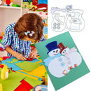 Snowman Couple Cutting Dies Stencil DIY Scrapbook Cards Embossing Album L9V9
