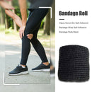 Self Adherent Bandage 24pcs 5cmx4.5m Elastic Cohesive Bandage Wrap Rolls Black