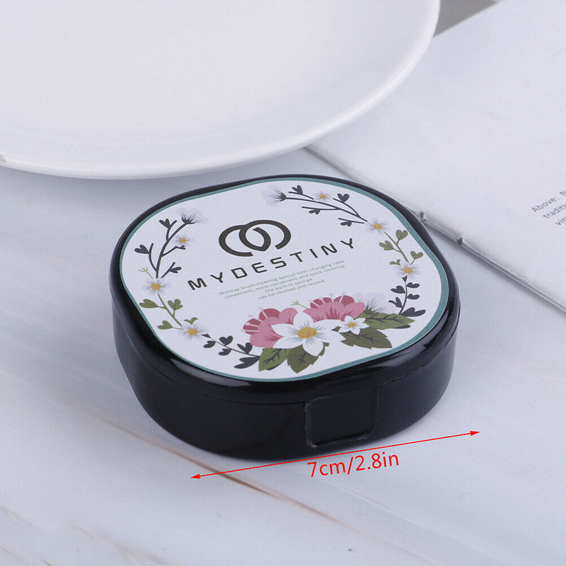 Black Makeup Brush Clean Eye Shadow Sponge Cleaner Make Up Brushes Tool BoxW`US