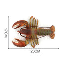 Realistic Solid Underwater World Animals Models Lifelike Large Size Lobster U8T5