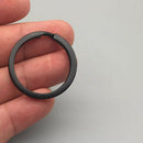 50x Steel Keyring Split Key Rings 25mm Nickel Hoop Ring Nickel Plated Steel Loop