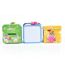 Cute Square Modeling Iron Piggy Bank Money Saving Box Kids Coin Deposit Box