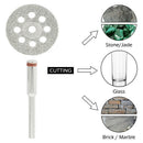 32pcs Circular Saw Blade Cut-Off Grinding Wheel Diamond Metal Cutting Discs