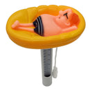 Cartoon Floating Pool Thermometer with String Pond Water Temperature Gauge