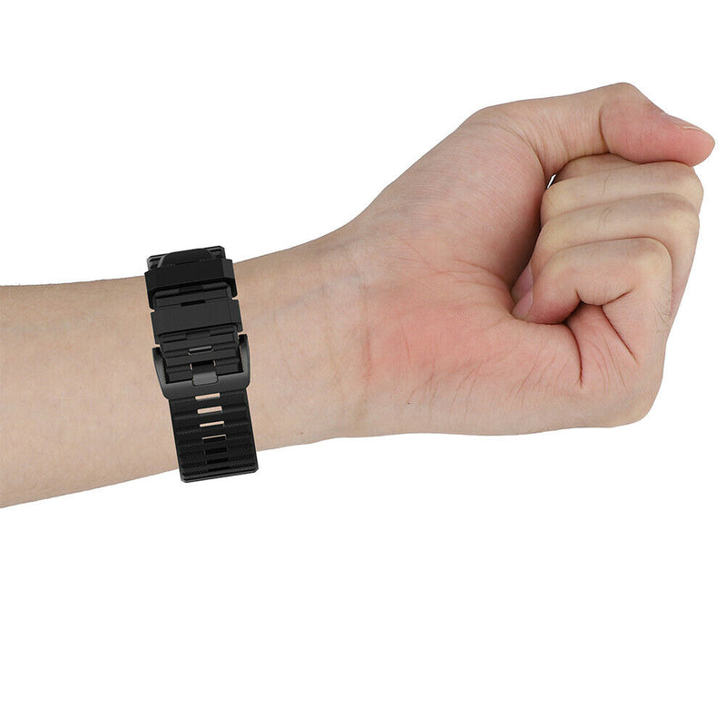 Silicone Band for Garmin Fenix 6X 6X Pro 5X 5X Plus 3 HR 26mm Watch Accessories