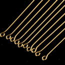 20Pcs Metal Stick Pin, Brooch Safety Pins Long Needle Eye Pin for Suit Tie Hat