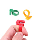 3pcs Plastic Sewing Thimble Ring with Blade Finger Thimble Thread Cutter