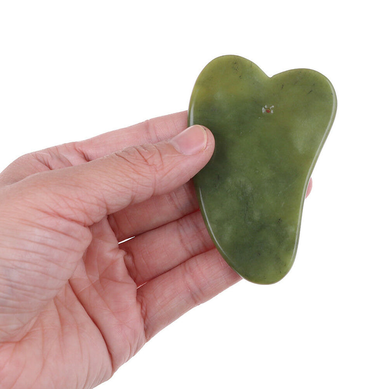 Natural guasha facial jade roller face thin+body gua sha board massager tool  BX