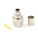 New N-Type Crimp Plug Male Cable Straight RF Connector For LMR400 RG8 FT