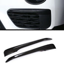 2pcs Carbon Fiber Plastic For BMW New X1 F48 2016-2018 Front Fog Lamp Strip