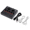 V8 Audio External USB Headset Microphone Mic Webcast Live Sound Card Fr Phone PC