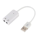 USB 7.1 Sound Card External Independent Computer Desktop With Cable Free Driv ~ï¼ˆ
