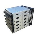 1pc Hard Drive Caddy Cage Rack 5.25'' to 5x 3.5'' SATA HDD Tray Converter