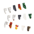 1 Set Celluloid Thumbpicks Fingerpicks w/ Metal Fingerpicks for Guitar Bass