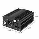 Portable 1 Channel 48V USB Phantom Power USB Cable XLR 3Pin Microphone Cable