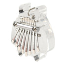 Mini 8 Keys Kalimba Clear Acrylic Thumb Piano With Key Pendant