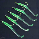 10Pcs/Lot Soft Silicone Eel Shaped Artificial Lures Fishing Lure Baits Tackle YS
