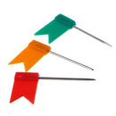 30pcs Flag Head Push Pins Mixed Color Thumbtacks Office School Notice Board Tack