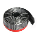 2.5M Car Front Bumper Spoiler Lip Splitter Valance Chin Protector Carbon Fiber