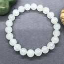8mm Natural Selenite Handmade Mala Bracelet Spirituality Chakras Cuff Pray AU