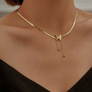 Butterfly Necklace Women Pendant Clavicle Chain Valentine\'s Wedding Party Gift