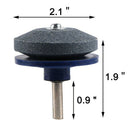 2pc 50mm Faster Lawnmower Sharpen Stone ABS Blade