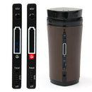 High Quality Self Strring Mug Automatic Mixing Coffee Mug Cup Tumbler Brown