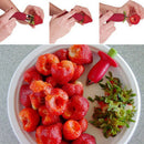Strawberry Hullers Metal +Plastic Fruit Remove Stalks Device Tomato Stalks