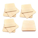 20pcs Blank Wood Plaque Unfinished Wooden Cutout Shapes Crafts Card Making 9x9cm