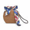 Round Rattan Bag Woven Straw Purse Circle Handmade Wicker Basket Bag A7N5